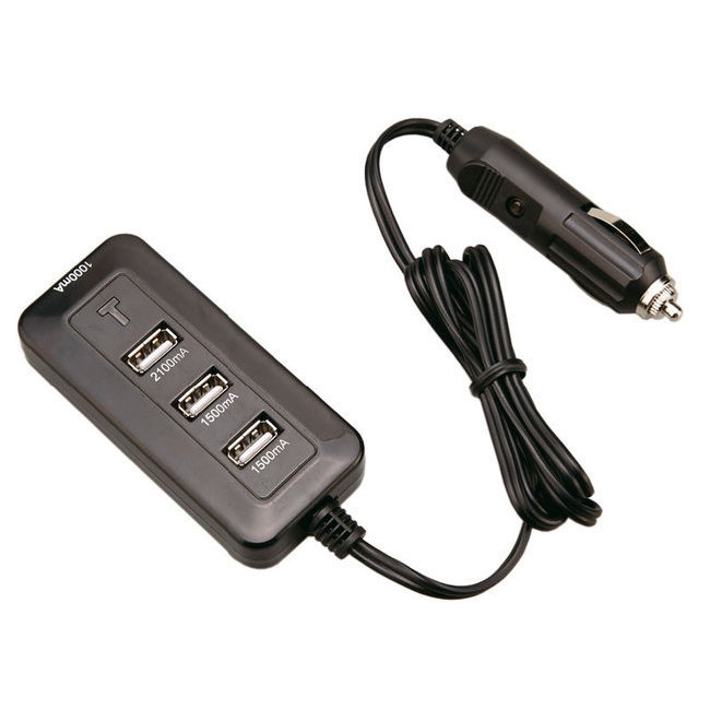 Chargeur multiprise USB voiture + Allmue-cigare